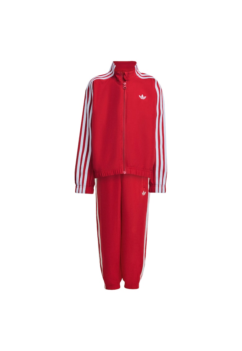 Суитшърт с цип - лого на гърдите и дълги панталони с еластична талия adidas