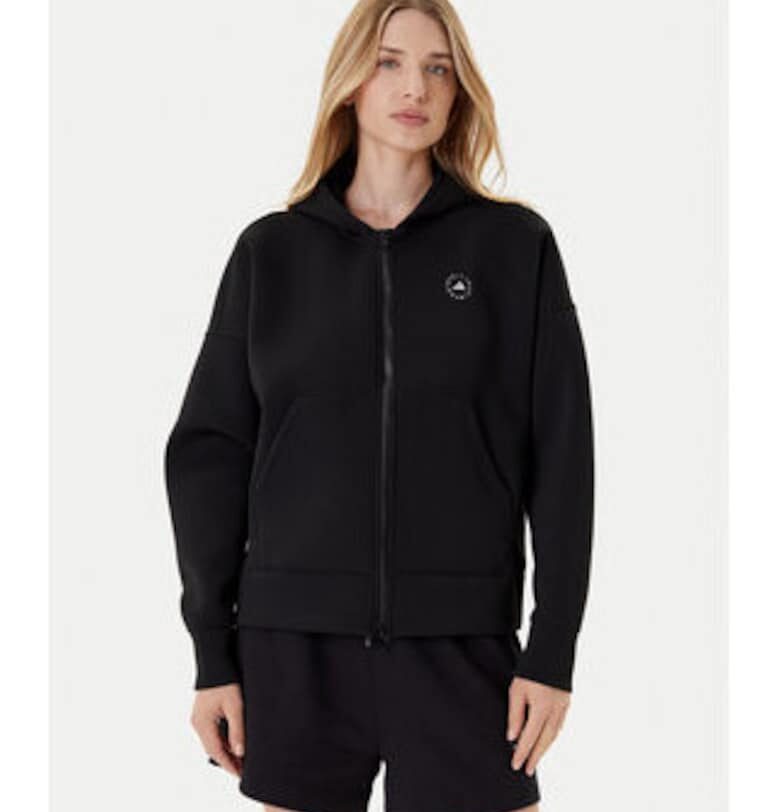 Суичър от неопрен със свободна кройка adidas by Stella McCartney