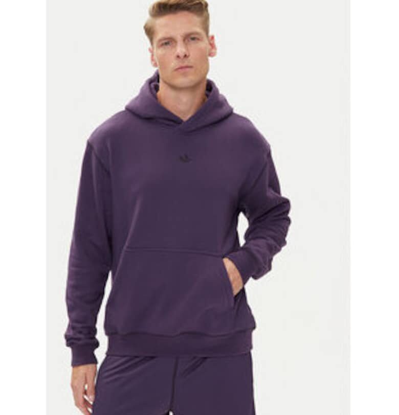 Суичър от памук с качулка и дълги ръкави adidas