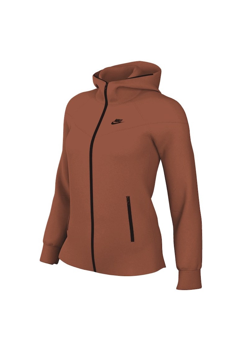 Суичър с цип W NSW TCH FLC WR FZ HDY-FB8338-825 Nike