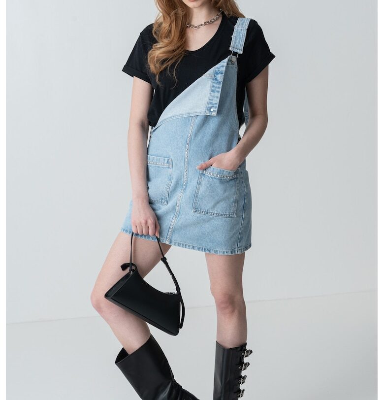 Сукман от деним - Светлосин меланж Pepe Jeans London