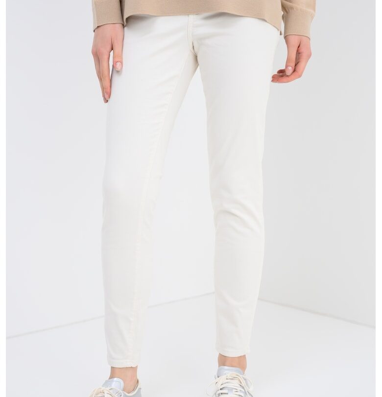 Супер скини дънки с миди талия - Крем ARMANI EXCHANGE