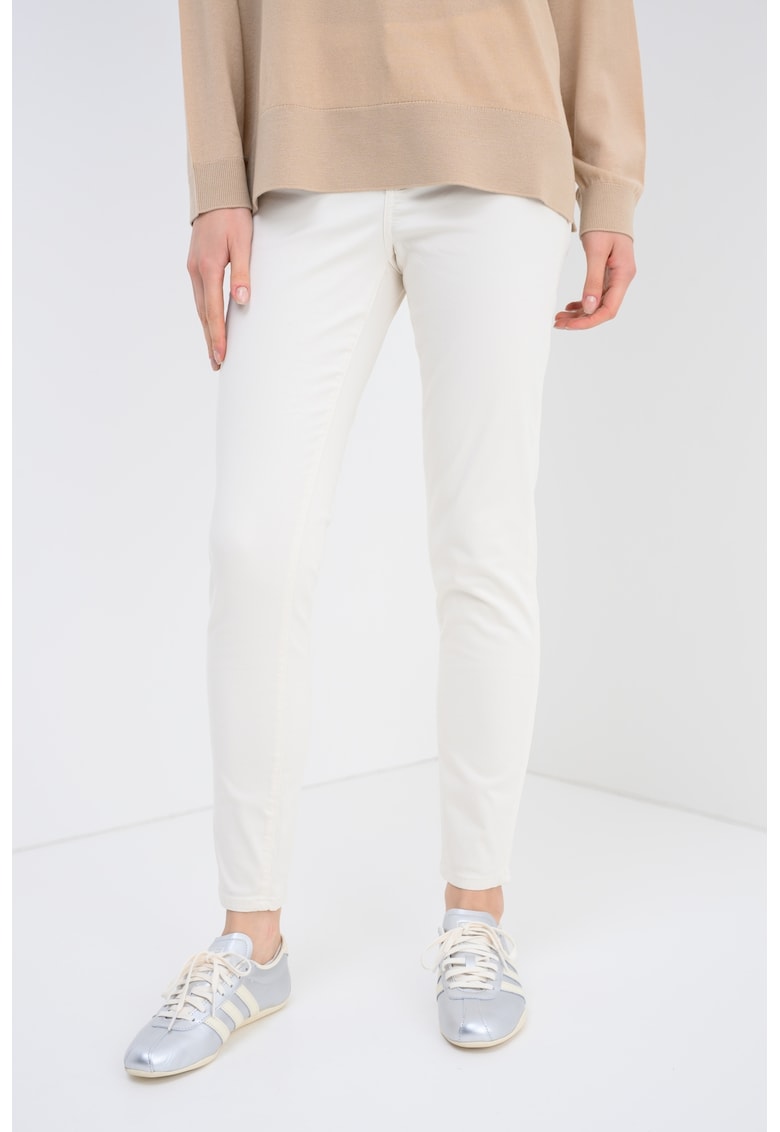 Супер скини дънки с миди талия - Крем ARMANI EXCHANGE