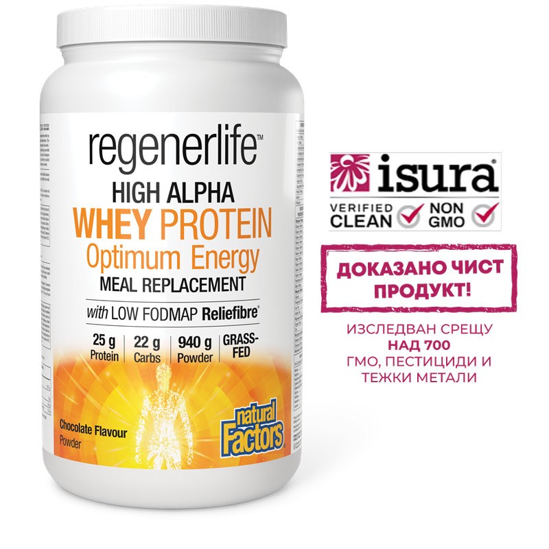 Суроватъчен протеин изолат + фибри + витамини и минерали - Контрол на апетита и теглото