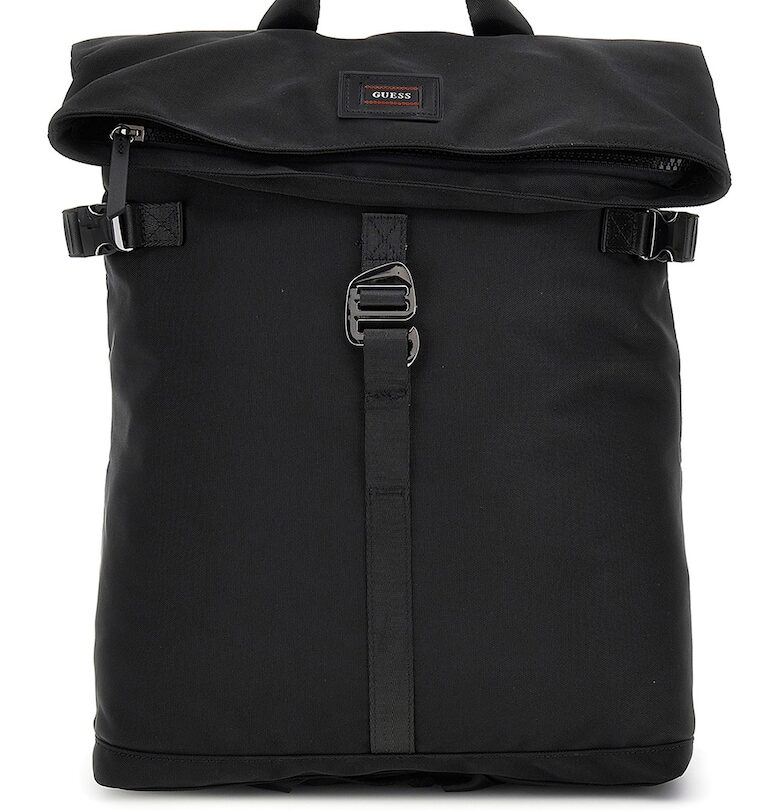 Текстилна раница с лого - Черен GUESS