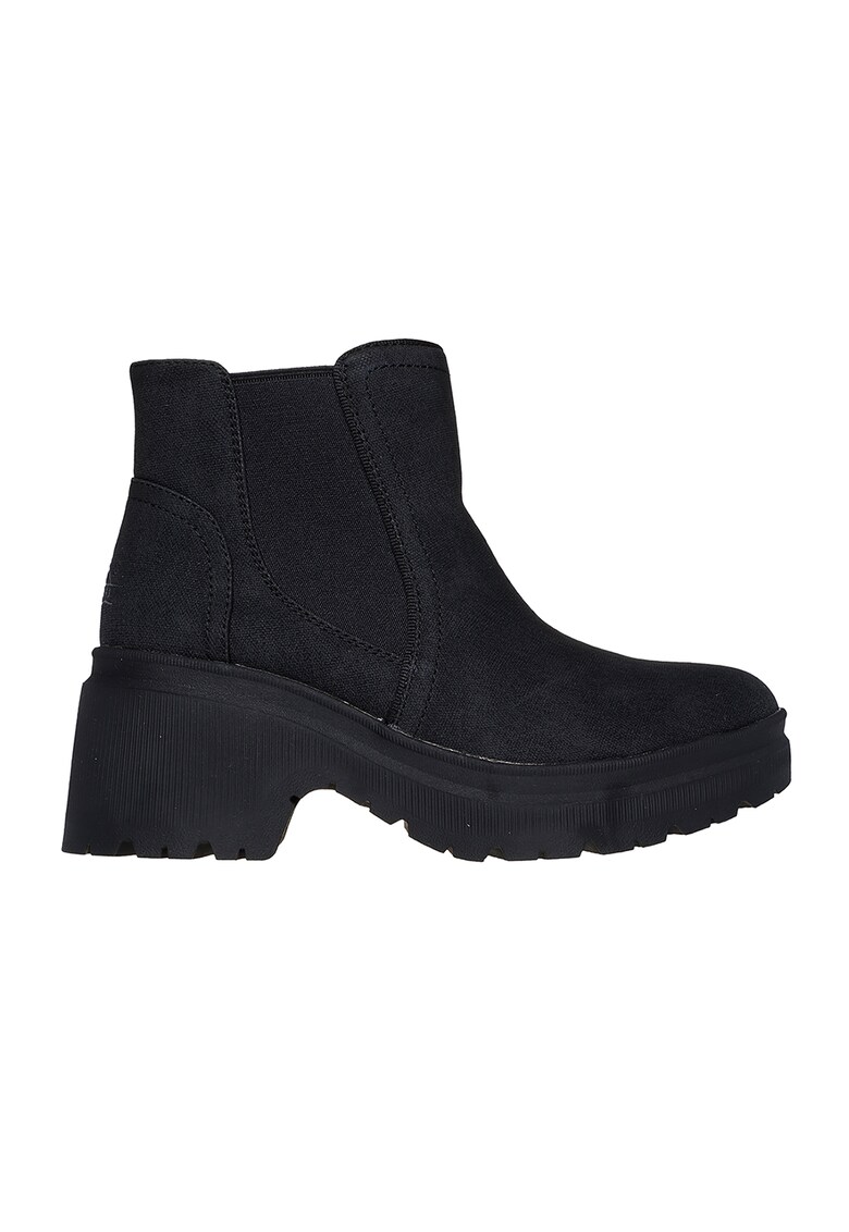 Текстилни боти BOBS Chelsea - Избеляло черно Skechers