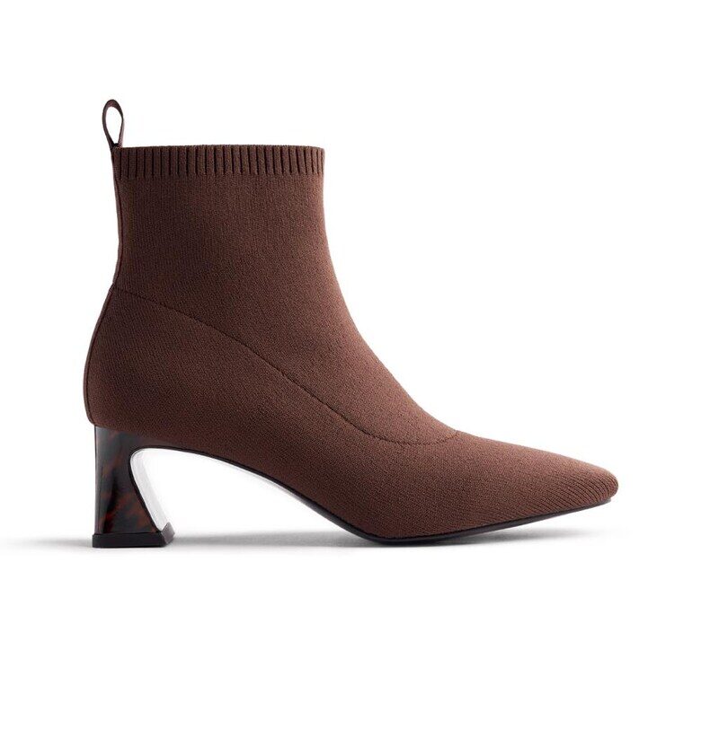 Текстилни боти Lyle с лесно обуване - Кафяв Gioseppo