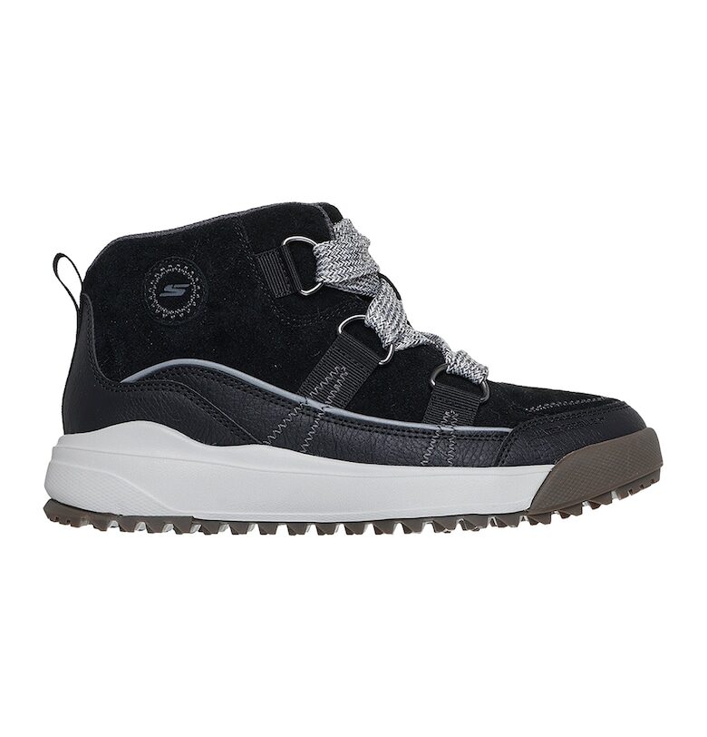 Текстилни боти Yana-Collins Landing с кожа - Черен Skechers