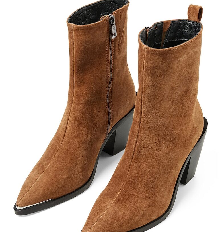 Текстилни боти с масивен ток - Карамел NEWD