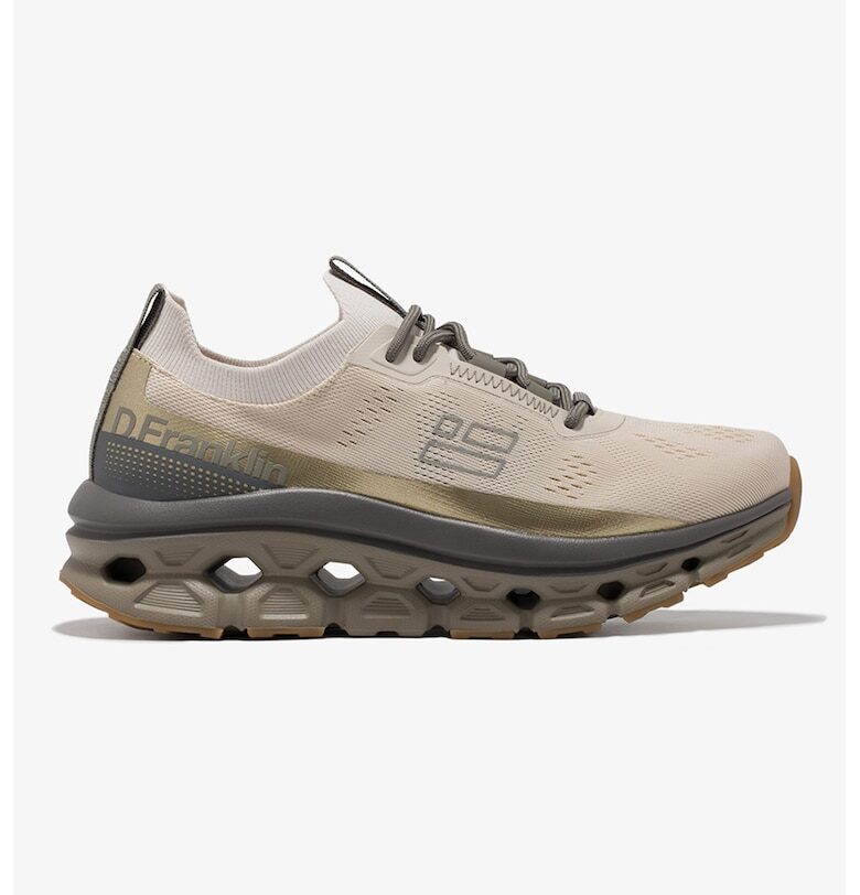 Текстилни маратонки - Светло кафяво/Tъмносив DFranklin