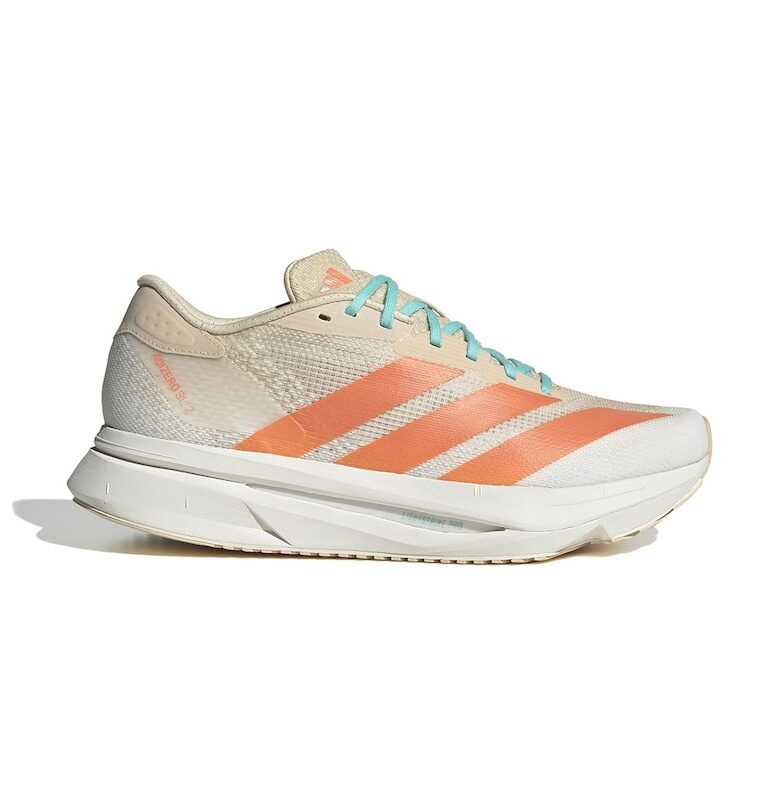 Текстилни обувки за бягане Adizero - Светло оранжево/Светло бежово adidas Performance