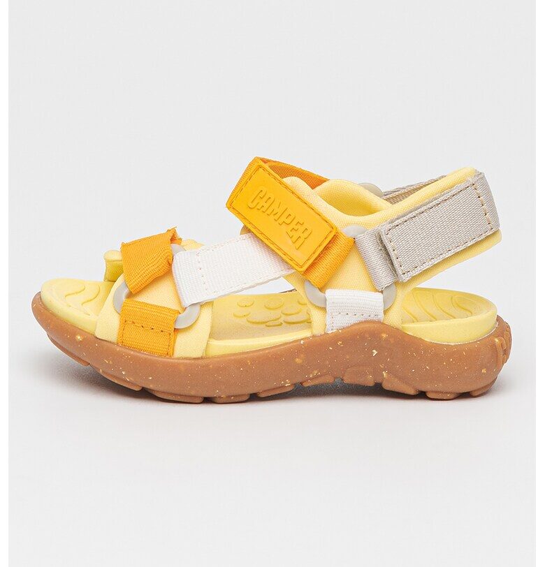 Текстилни сандали Wous 27443 с велкро - Жълт/Оранжев Camper