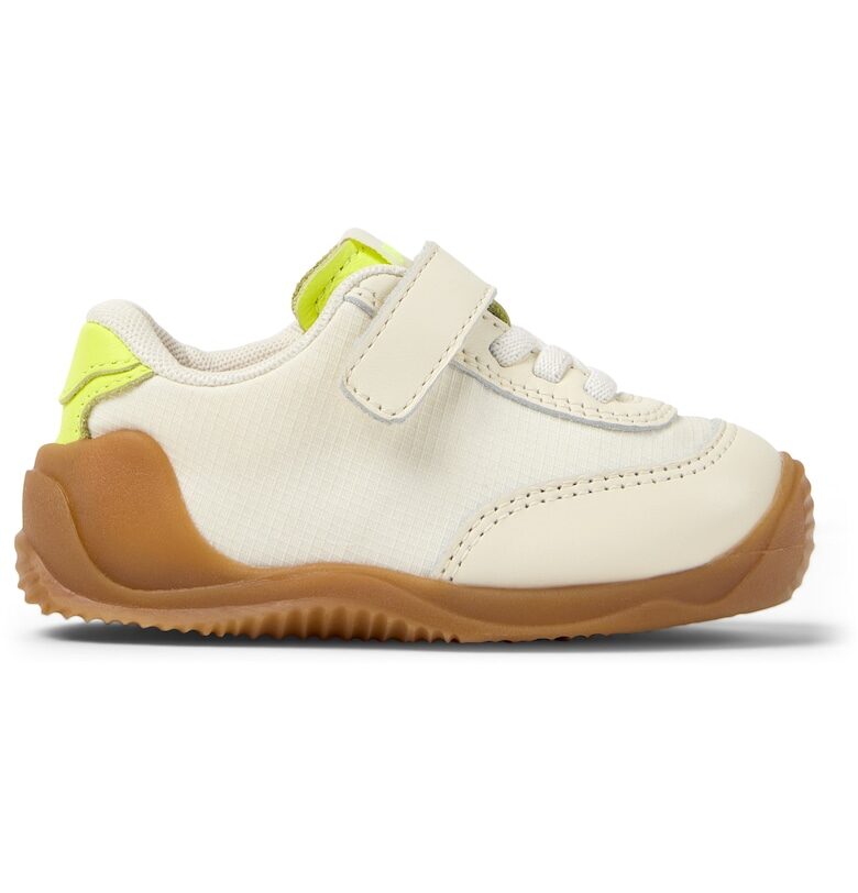 Текстилни спортни обувки Dadda от текстил с велур - Крем Camper