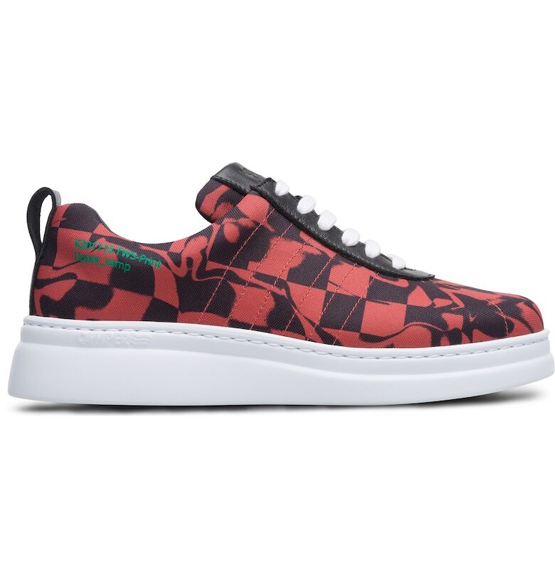 Текстилни спортни обувки Twins - Оранжев Camper