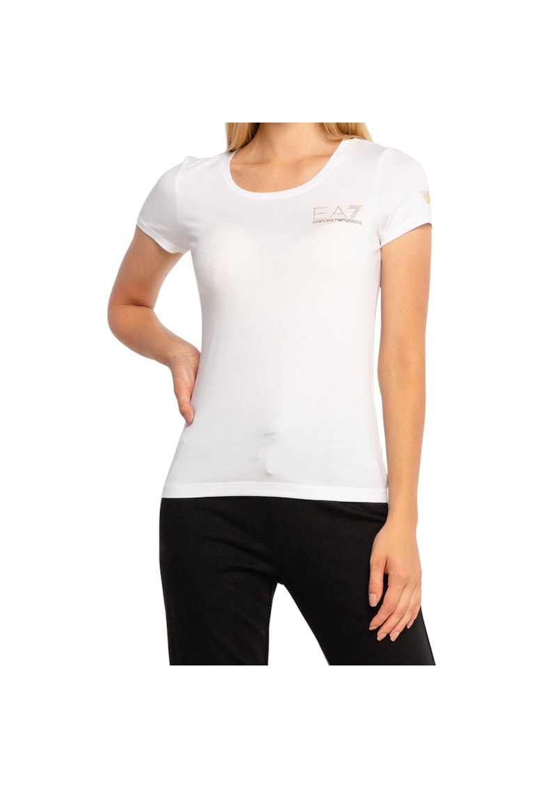 Тениска EA7 Train Evolution 40786 - Бял Emporio Armani