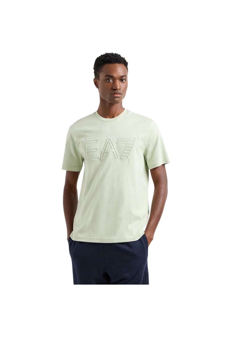 Тениска EA7 Train Visibility 40761 - Светлозелен Emporio Armani