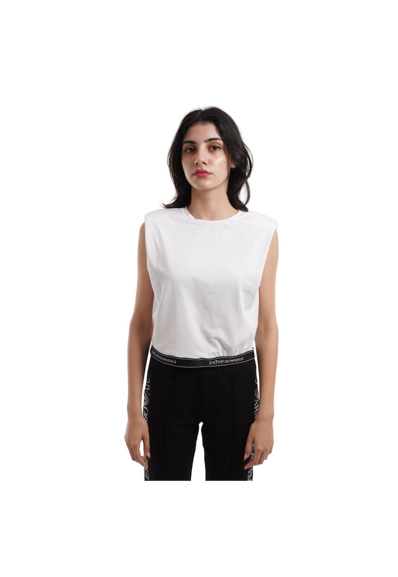 Тениска Emporio Armani Train Logo Series W Boxy Tee SS Tape 3DTT22TJ6SZ01100 EA7