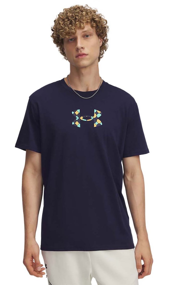 Тениска Holiday с лого - Тъмносин Under Armour