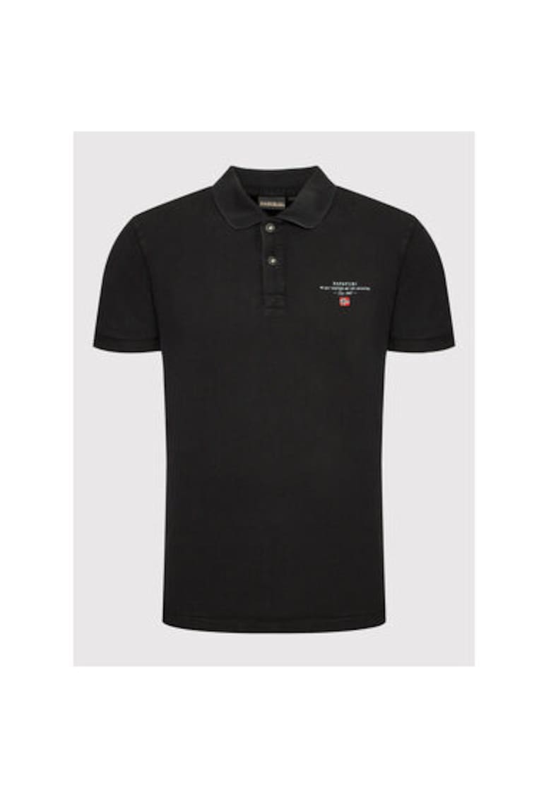 Тениска за мъже - 300338087 - Памук - 3XL INTL - Черна Napapijri