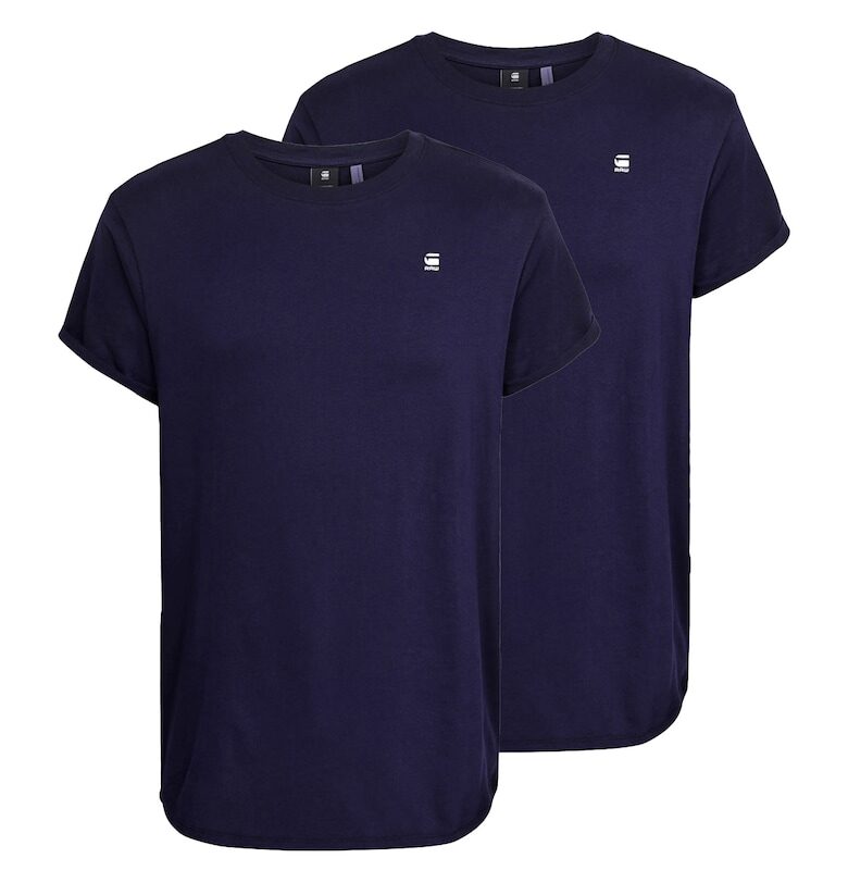 Тениска от органичен памук - 2 броя - Син G-STAR