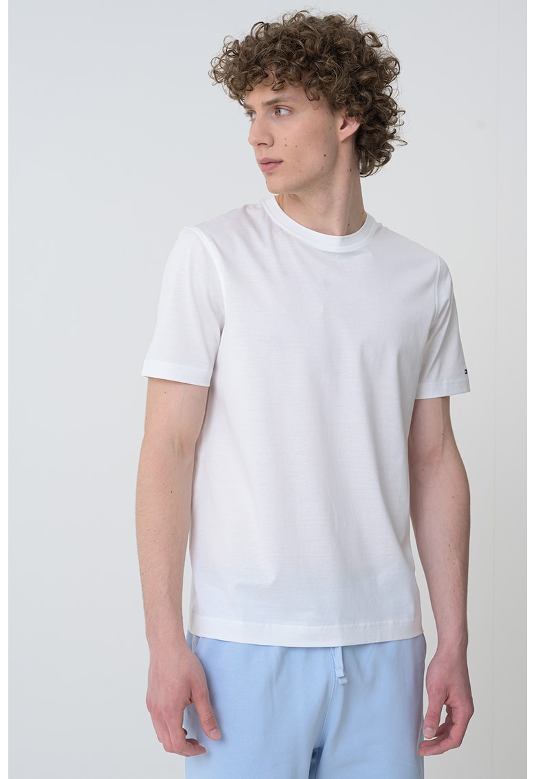 Тениска от органичен памук - Бял Tommy Hilfiger