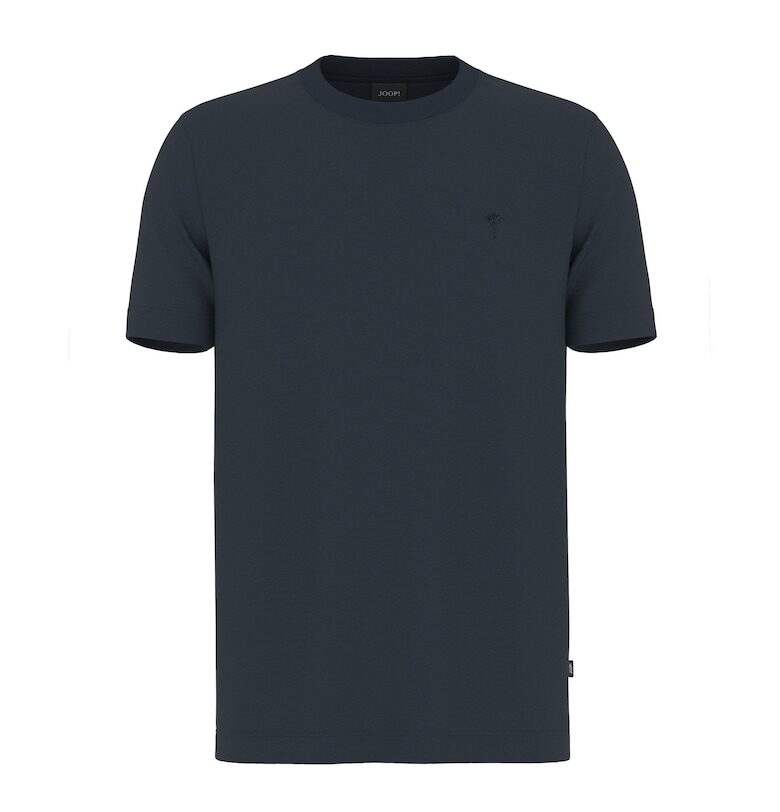Тениска от органичен памук с овално деколте - Тъмносин Joop