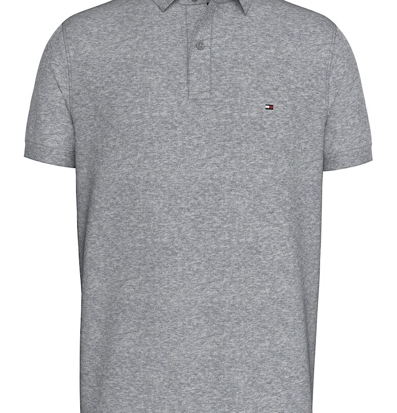 Тениска от органичен памук с яка Tommy Hilfiger