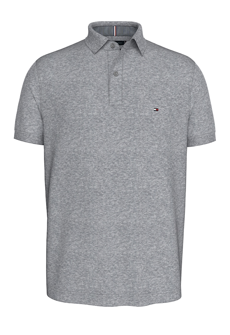 Тениска от органичен памук с яка Tommy Hilfiger