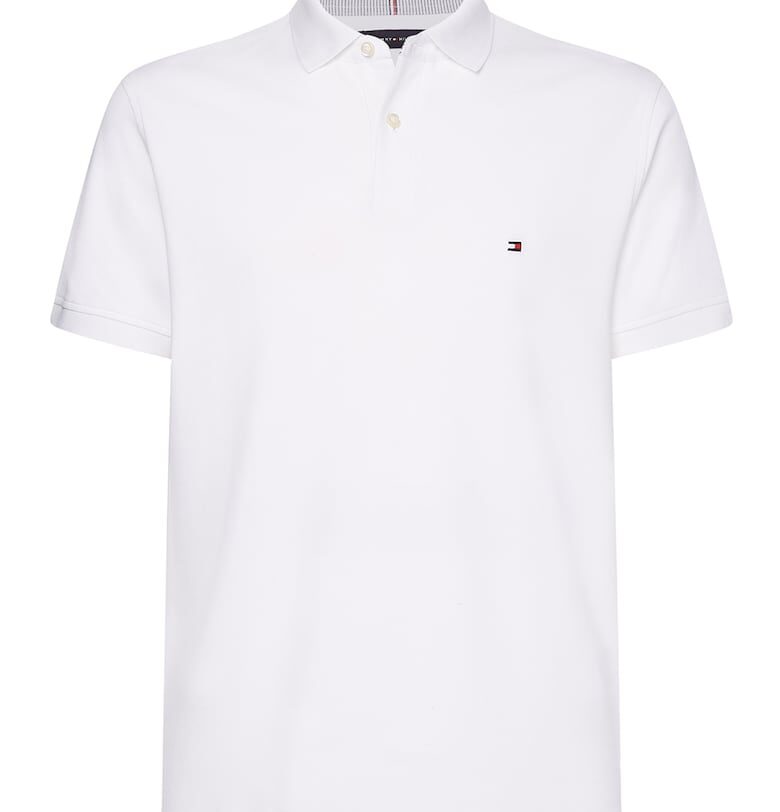 Тениска от органичен памук с яка Tommy Hilfiger