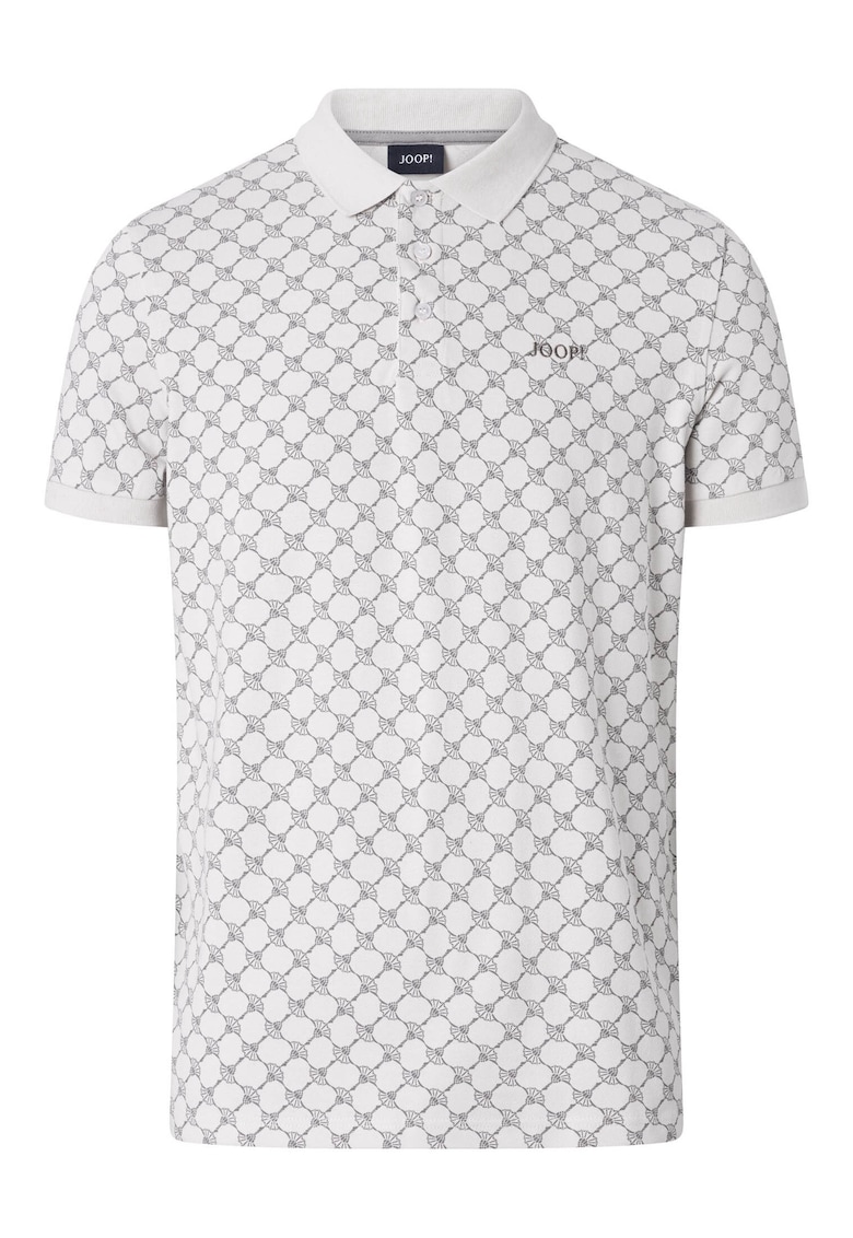 Тениска от пике Paigam с яка - Бял Joop