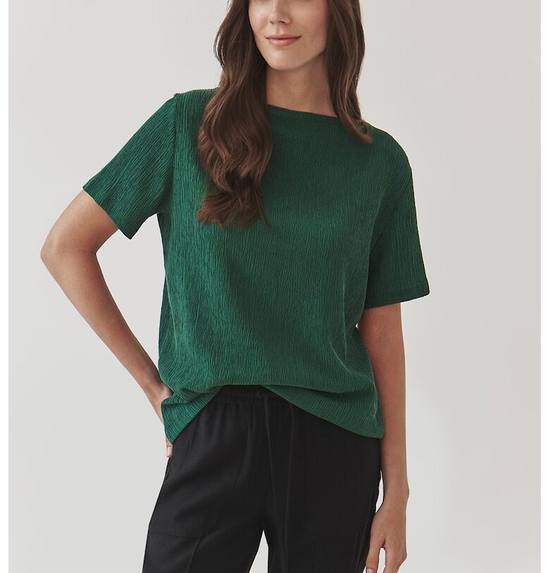 Тениска с лиосел - Тъмнозелен Tatuum