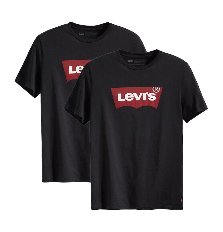 Тениска с лого - 2 части - Черен Levis
