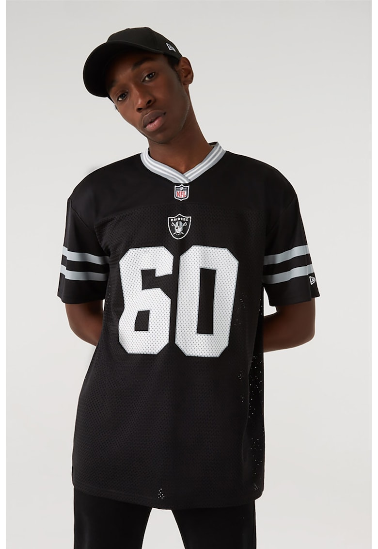 Тениска с лого Raiders - Бял/Черен New Era