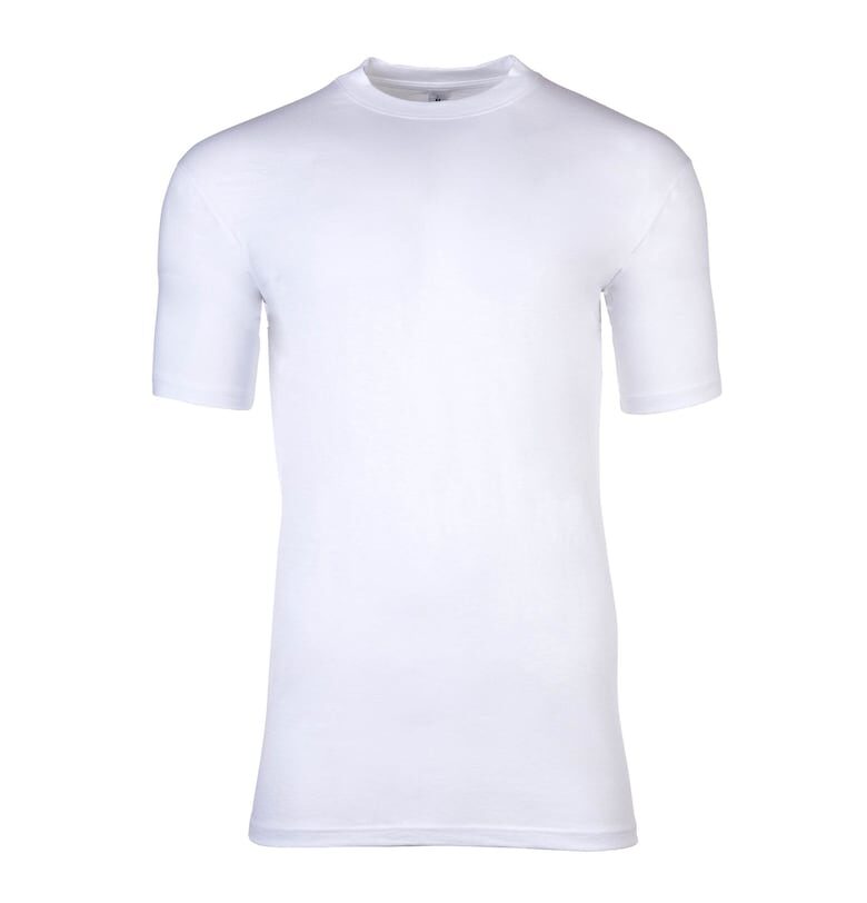 Тениска с овално деколте - 2 броя - Бял/Син Hom