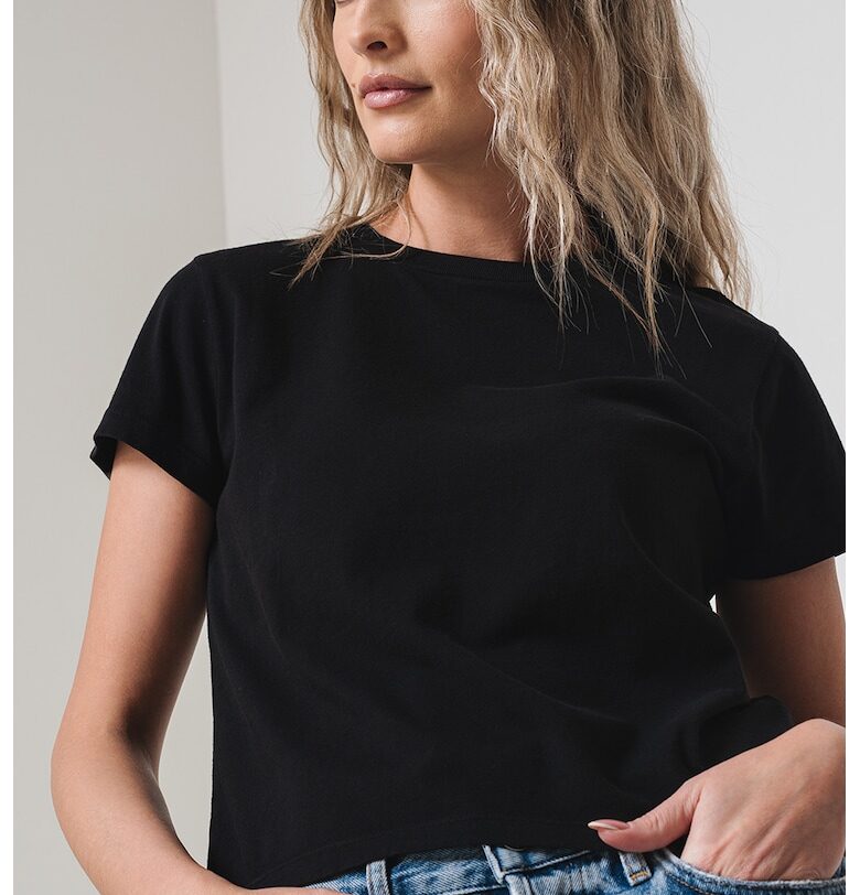 Тениска с овално деколте - Бял AGOLDE