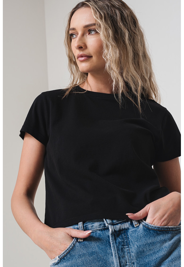 Тениска с овално деколте - Бял AGOLDE