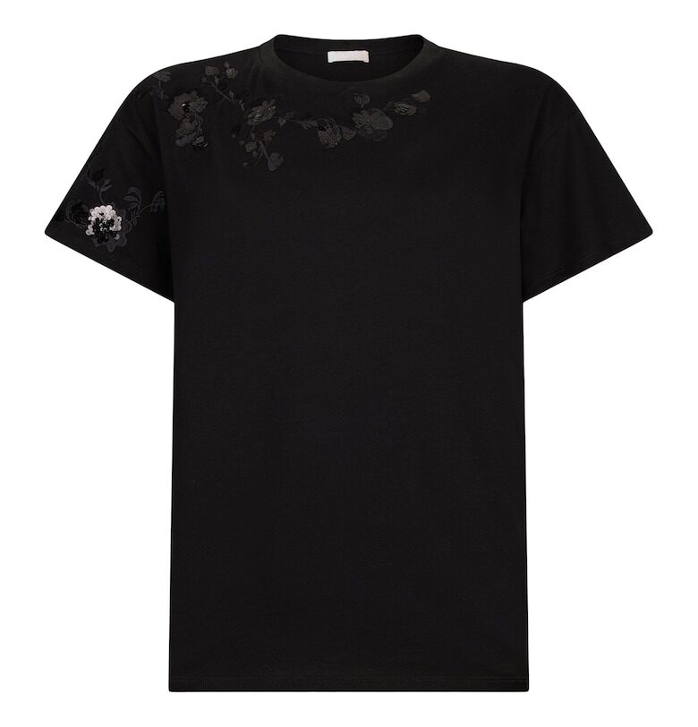 Тениска с пайети - Черен Liu Jo