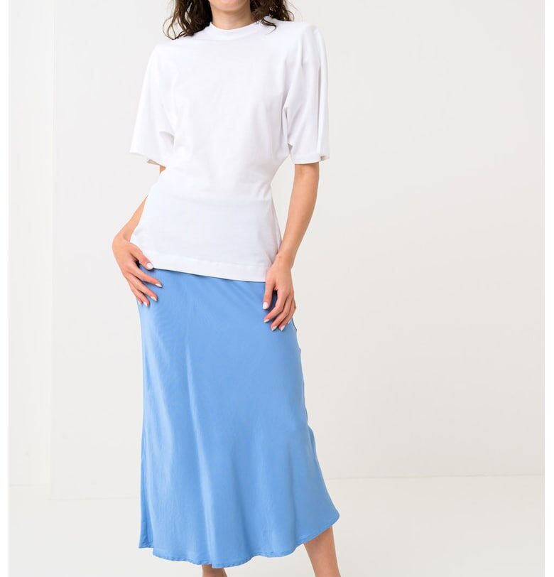 Тениска с подплънки - Бял Pinko