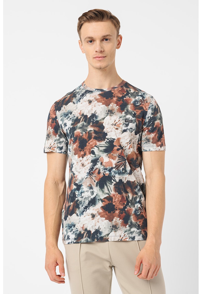 Тениска с принт - Многоцветен GUESS