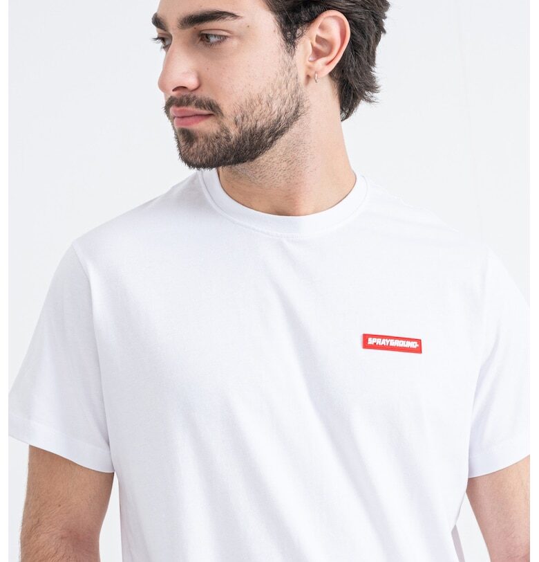 Тениска с принт - Червен/Бял Sprayground