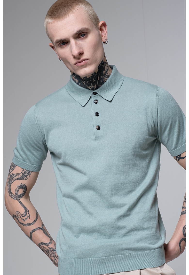 Тениска с яка Pal Zileri