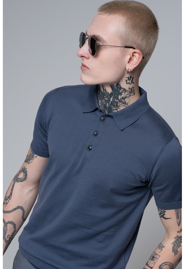 Тениска с яка Pal Zileri