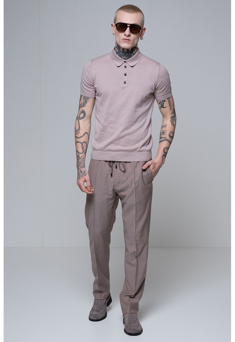 Тениска с яка Pal Zileri