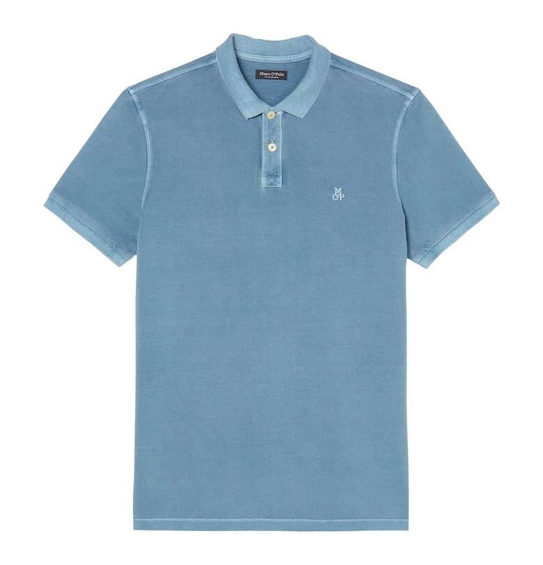 Тениска с яка - Син Marc OPolo