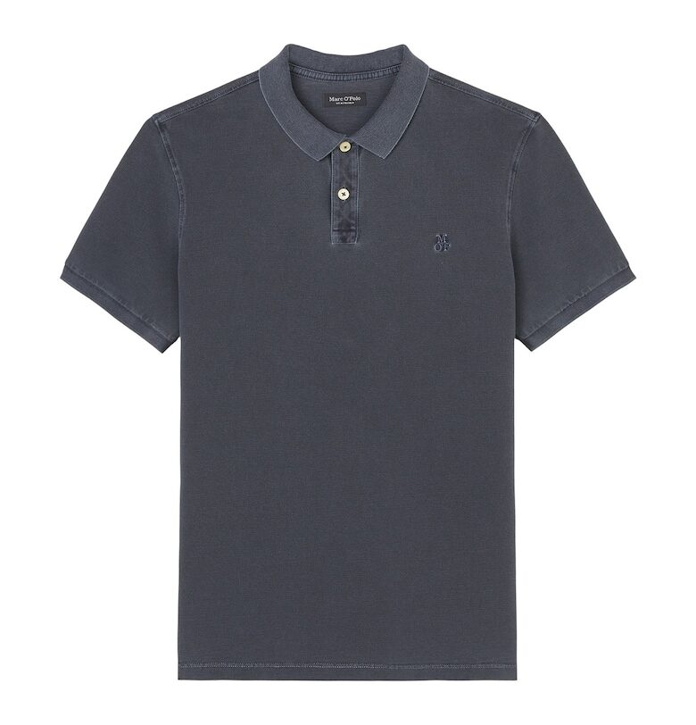 Тениска с яка - Тъмносин Marc OPolo