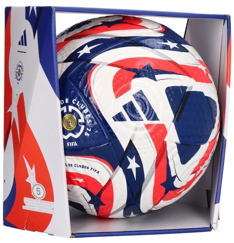 Топка за футбол  Mundial de Clubes 2025 Pro - официална за мач - Червен/Бял/Син adidas