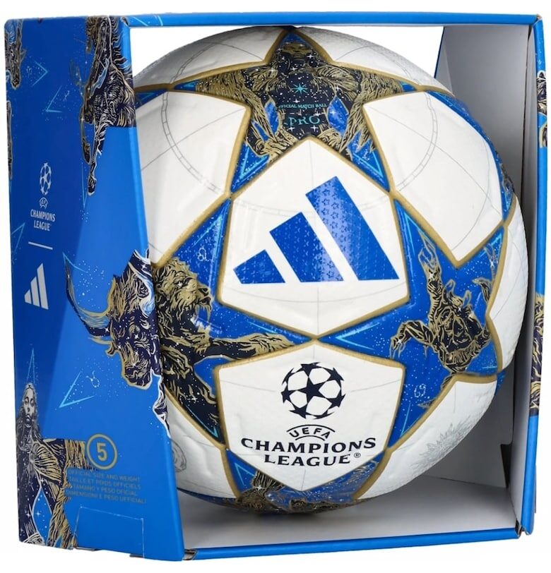 Топка за футбол  UCL 25/26 Pro - официална за игра - Бял | Син adidas