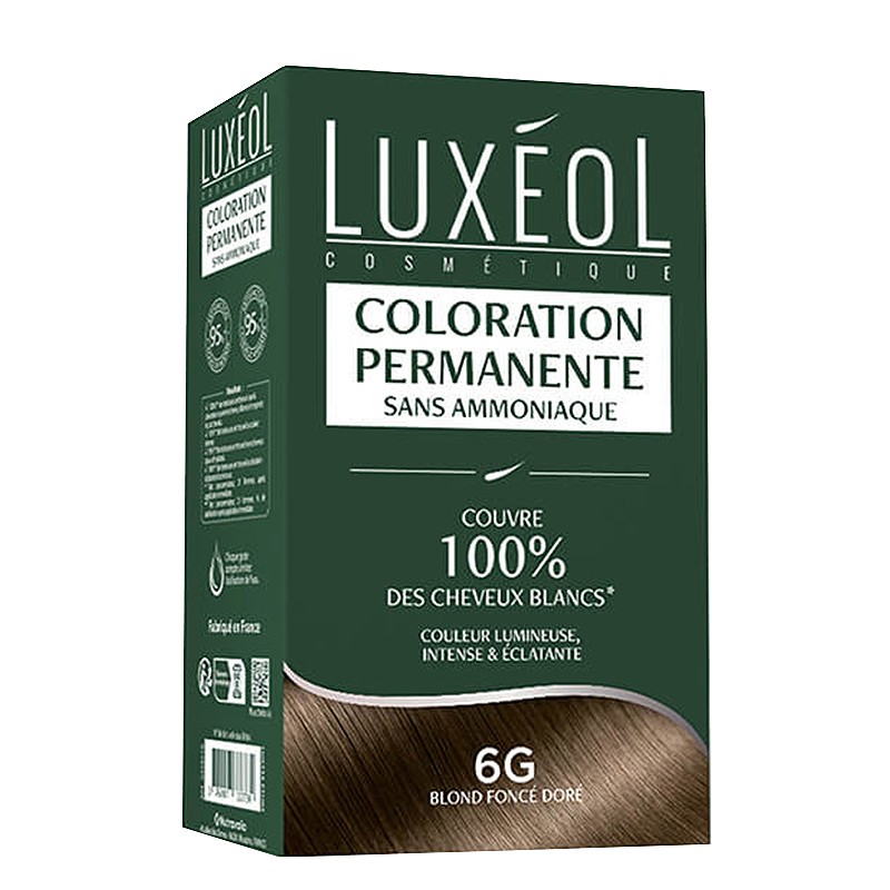 Трайна боя за коса без амоняк – Тъмно златисто русо 6G