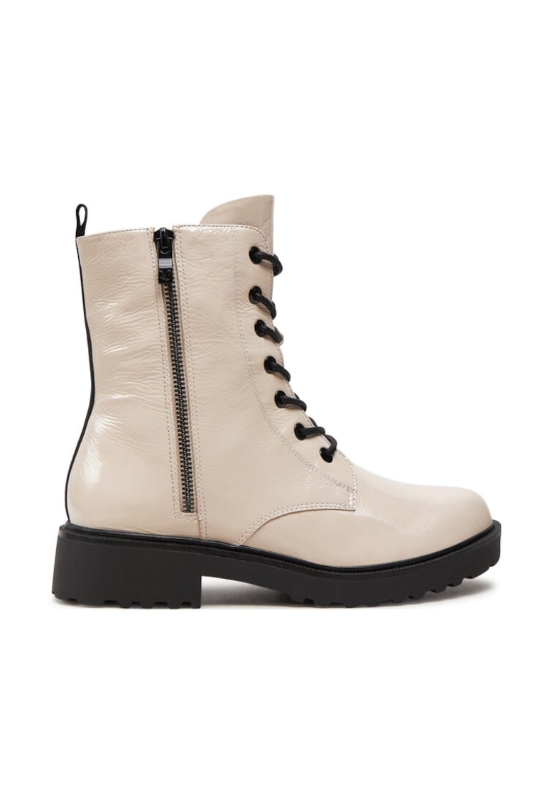 Трапери 9-25217-43 Бял - Каприз - Лачена кожа Caprice