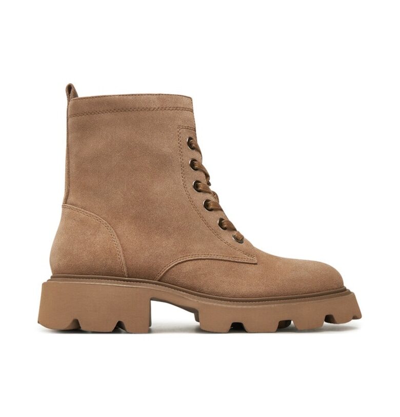 Трапери I240881 Бежови -  Естествена кожа ALMA EN PENA